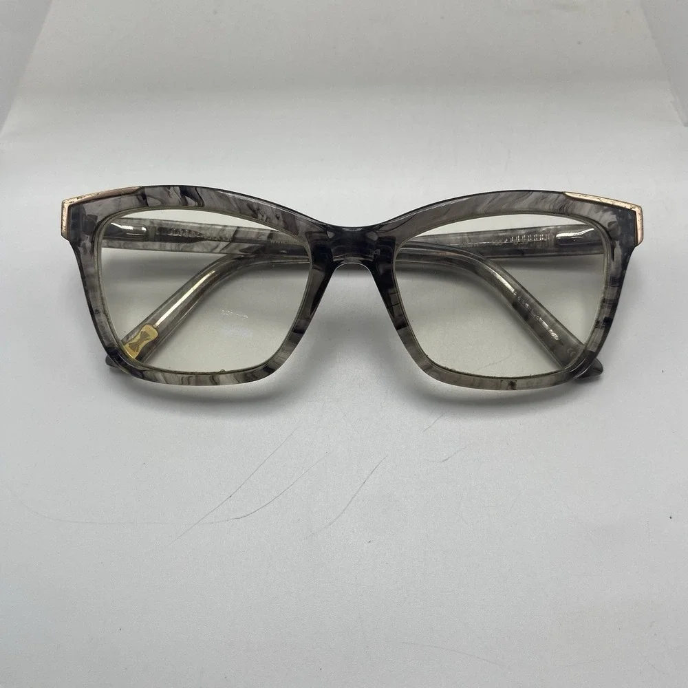 Ted Baker Eyeglasses Women FRAME ONLY 52-17-135 Gray Black 556